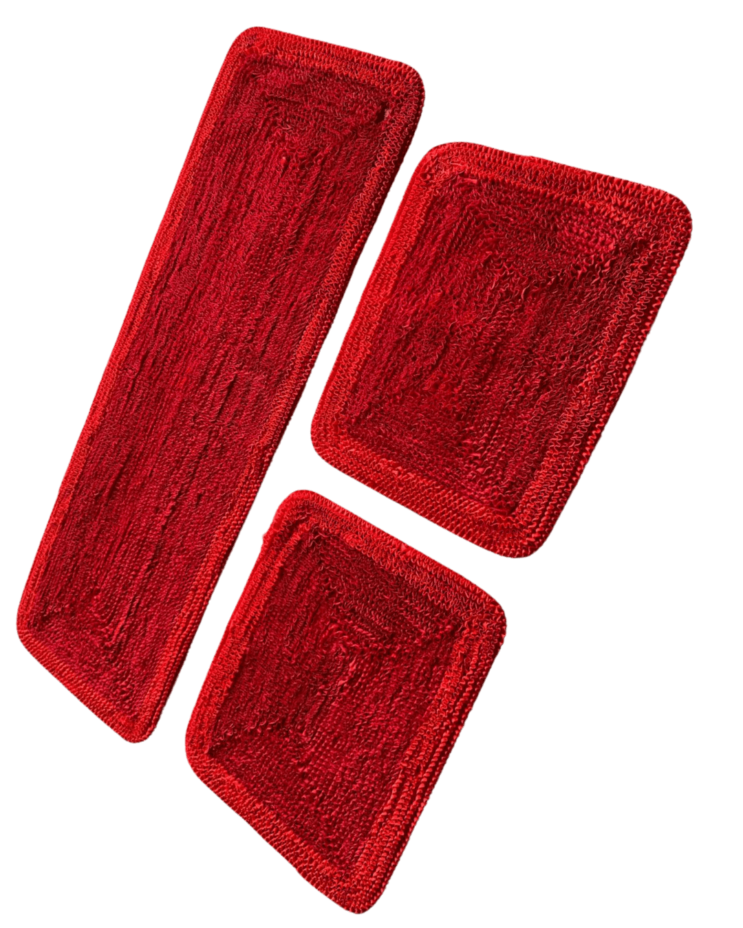 Jogo para Cozinha vermelho 3 peças