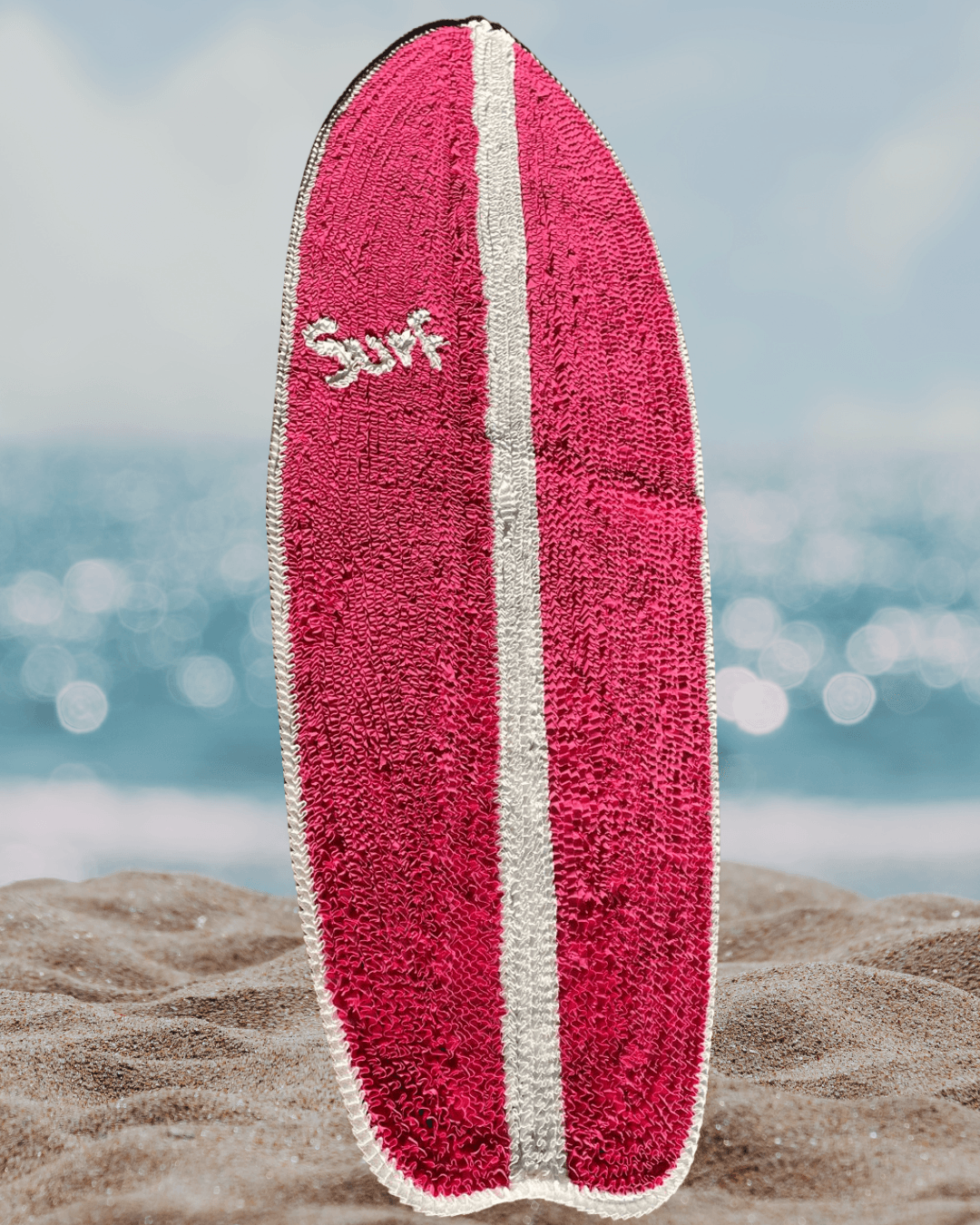 Tapete Prancha surf rosa