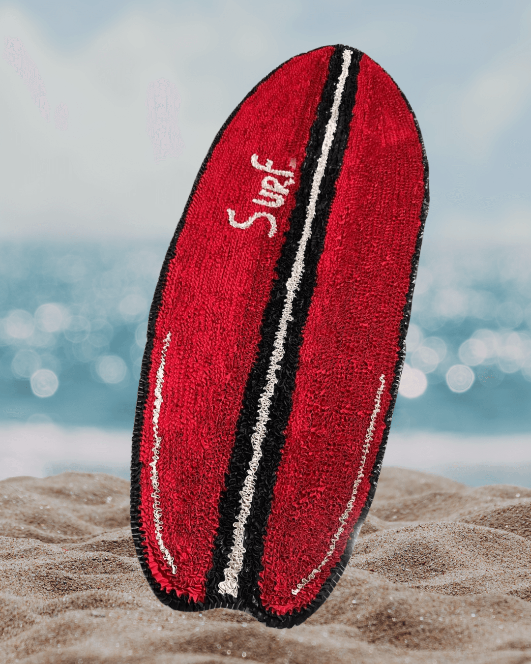 Tapete Prancha surf vermelha